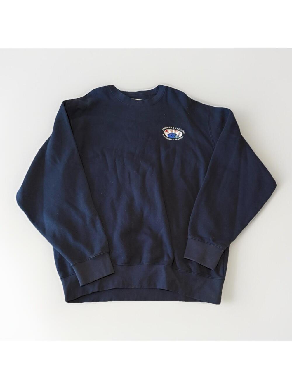 WearGuard 1285 Work Wear Crew Neck  Sweatshirt Navy Size XL (oversized) Plumbing